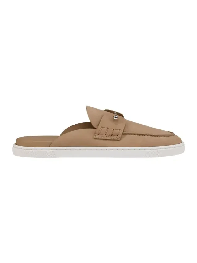 Donna Nubuck Leather Boat Shoe Mules Donna Nubuck Leather Boat Shoe Mules