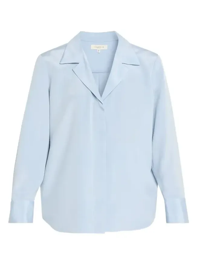 Pleated Button-Down Shirt Pleated Button-Down Shirt