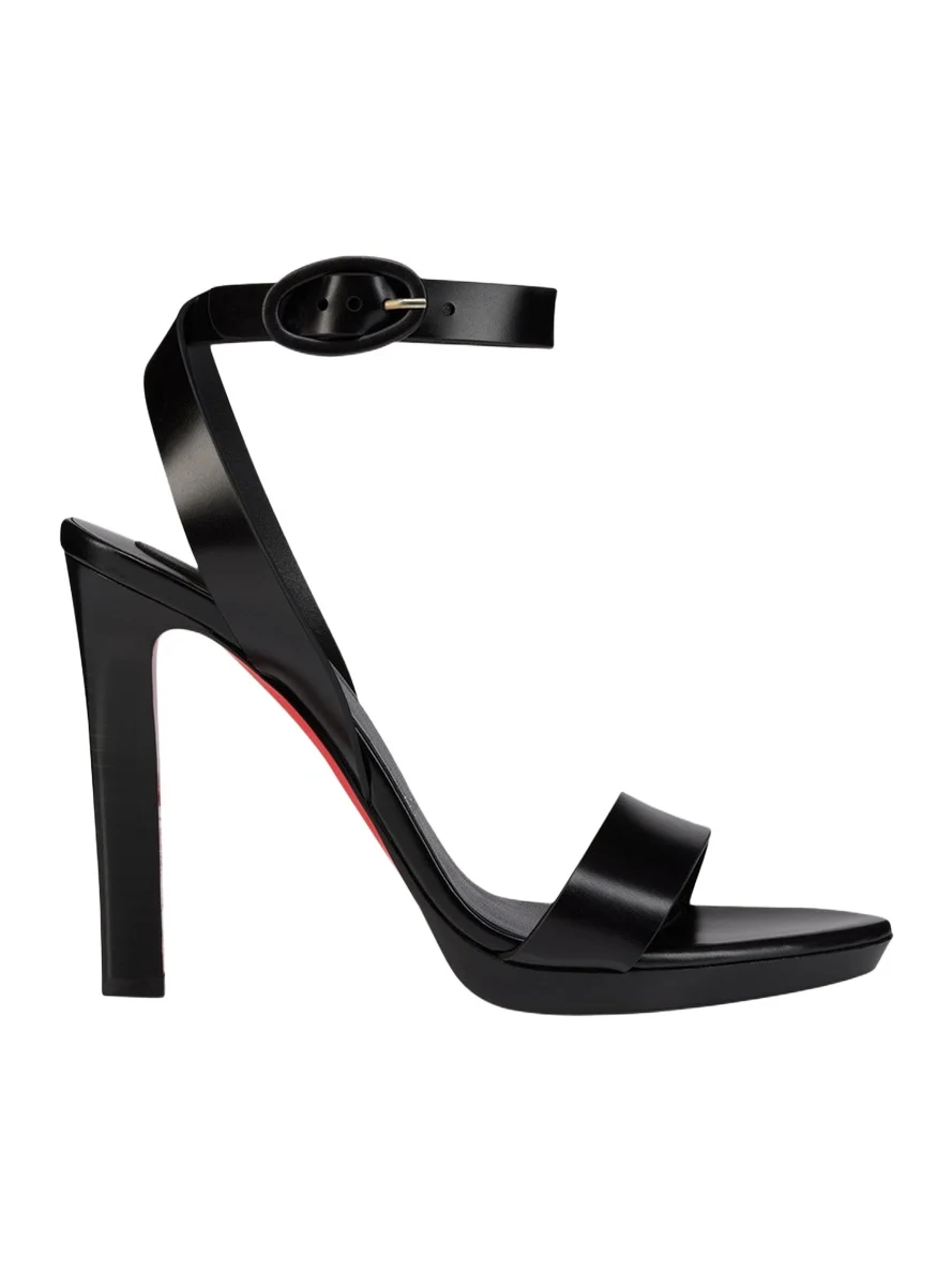 120mm Fanny Leather Sandals