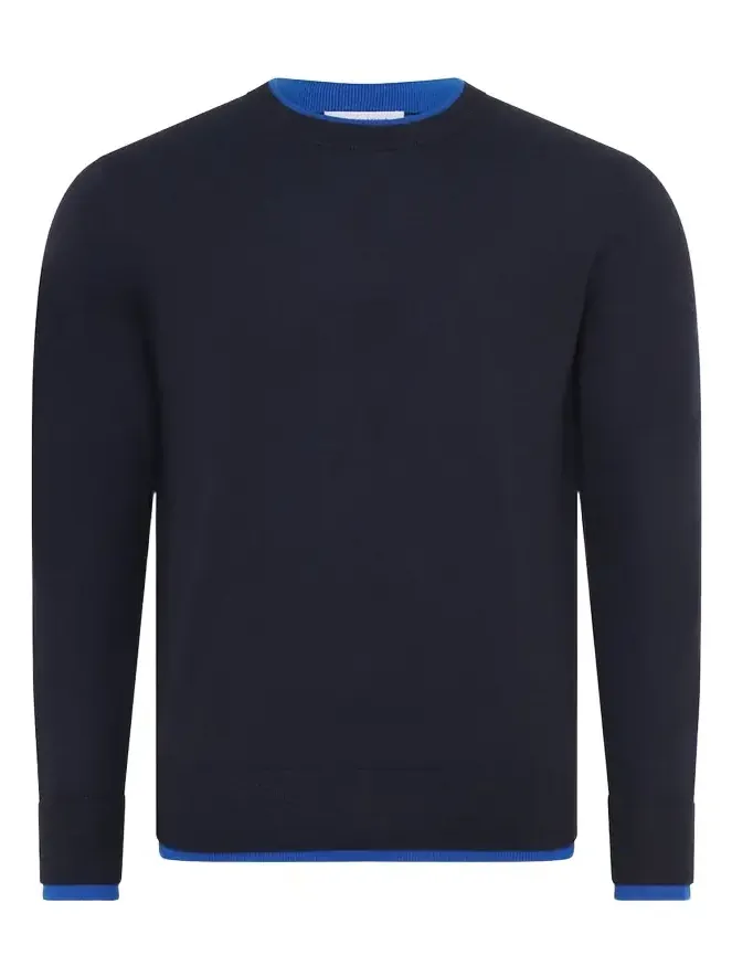 Men's Wells Cashmere Silk Crewneck Sweater Men's Wells Cashmere Silk Crewneck Sweater