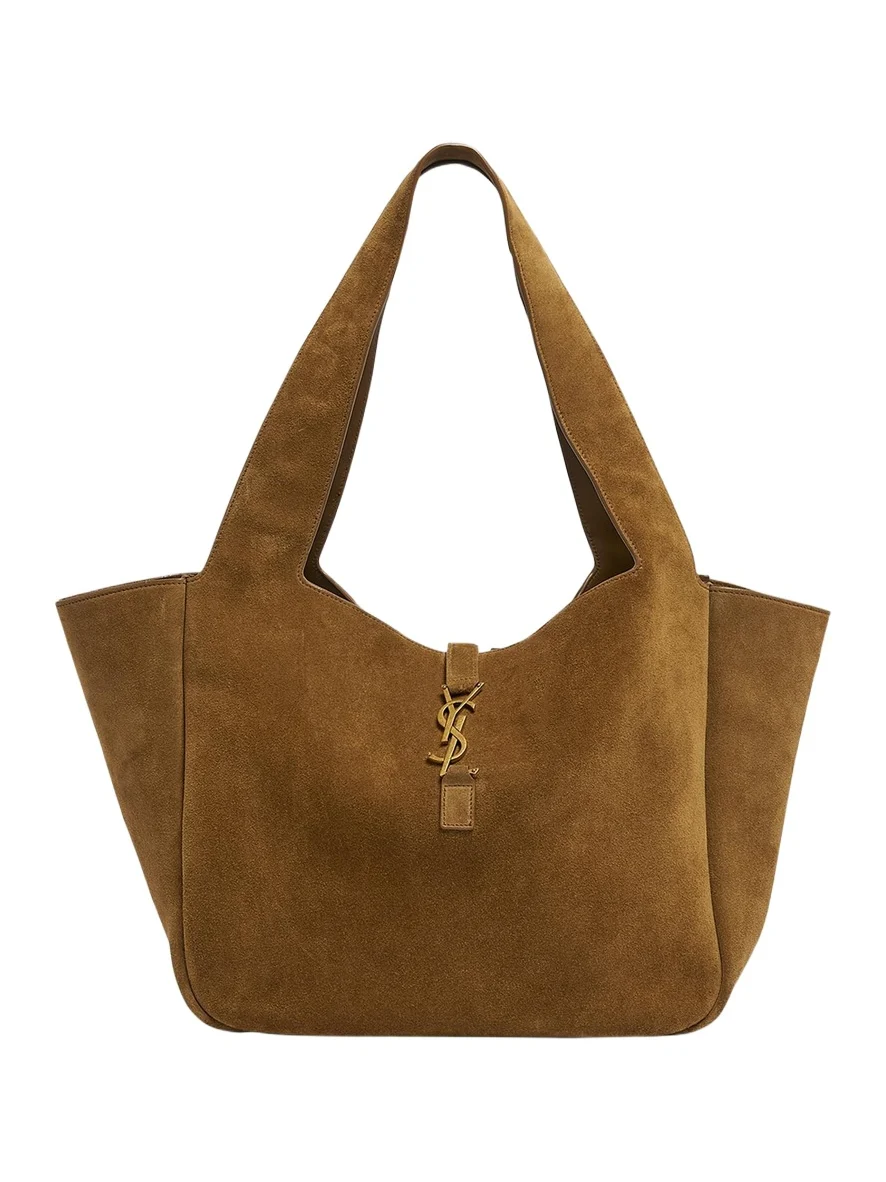 Saint Laurent Le 5 À 7 Bea YSL Cabas Tote Bag in Suede