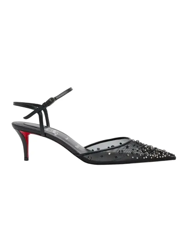 60mm Miss Z Riviera Strass Mesh Pumps