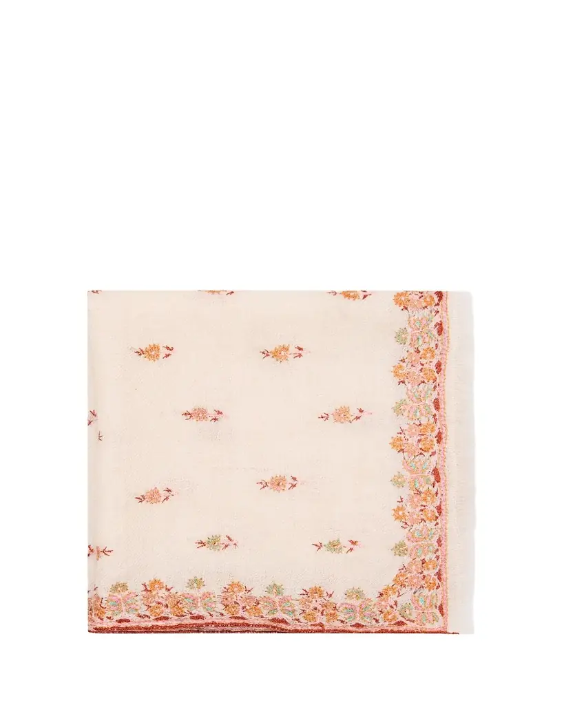 Anderson & Sheppard Men's Embroidered Cashmere Scarf | Image 1 Anderson & Sheppard Men's Embroidered Cashmere Scarf | Image 1