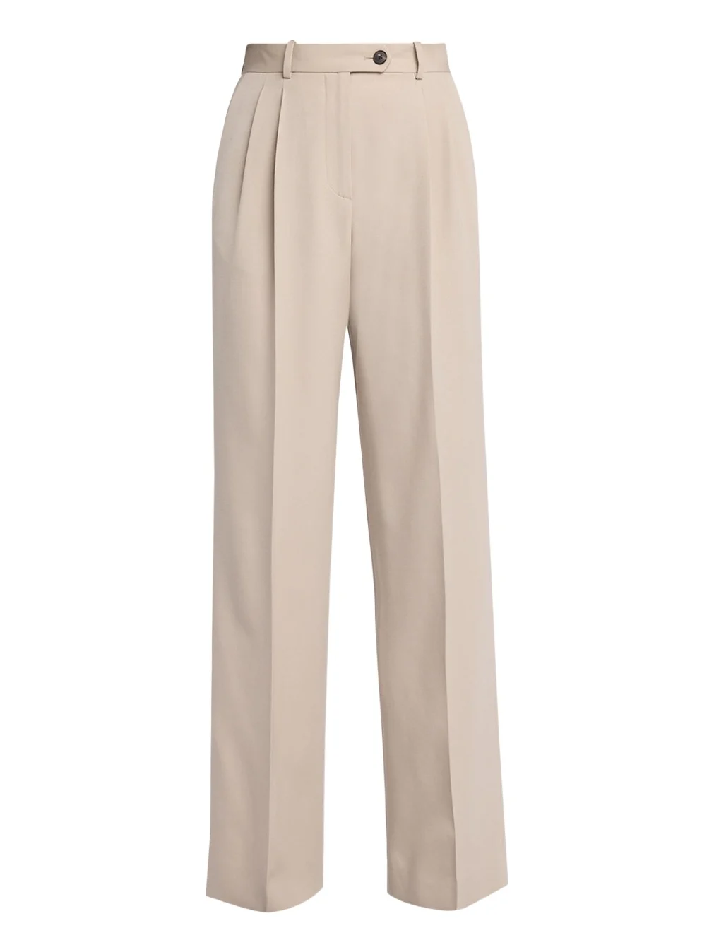 Virgil Double-Pleated Straight-Leg Pants Virgil Double-Pleated Straight-Leg Pants