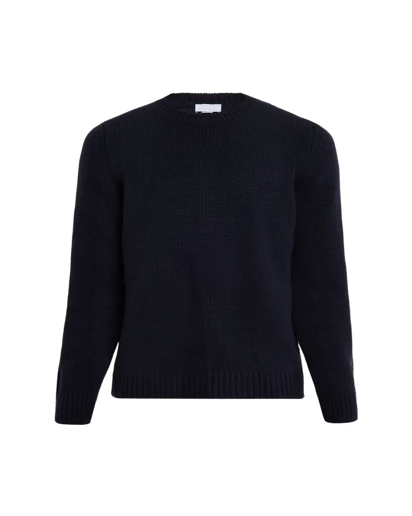 Anderson & Sheppard Men's Plain Knit Cashmere Crewneck Sweater | Image 1 Anderson & Sheppard Men's Plain Knit Cashmere Crewneck Sweater | Image 1