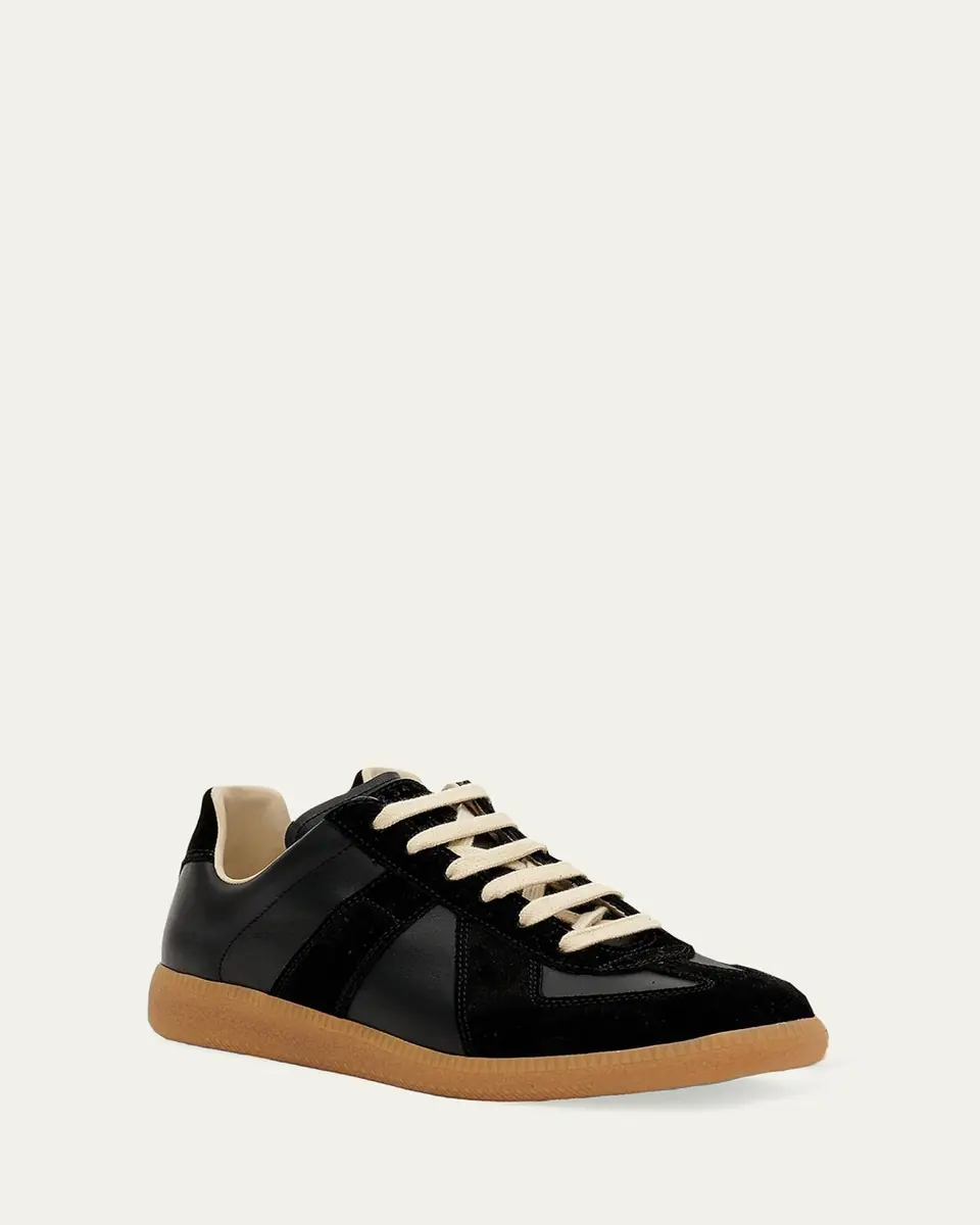 Maison Margiela Replica Suede & Leather Sneakers | Thumbnail 6 Maison Margiela Replica Suede & Leather Sneakers | Thumbnail 6
