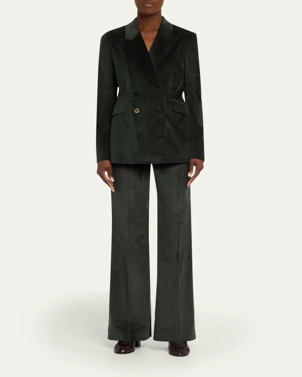 Gabriela Hearst Vesta High-Waist Cotton Corduroy Pants | Thumbnail 2 Gabriela Hearst Vesta High-Waist Cotton Corduroy Pants | Thumbnail 2