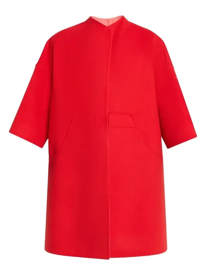 Bicolor Virgin Wool Coat Bicolor Virgin Wool Coat