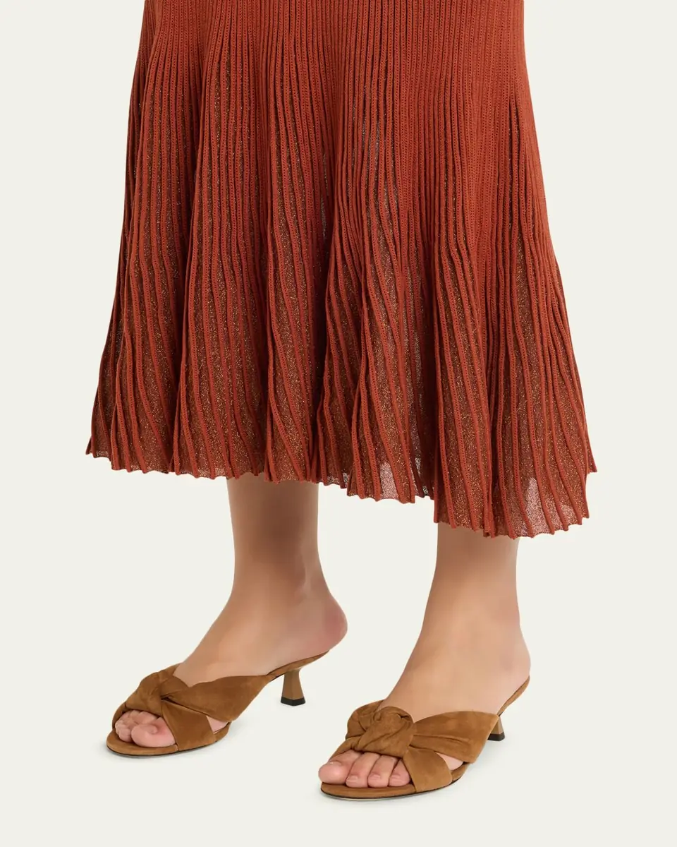 Stuart Weitzman 50mm Soplaya Suede Mule Sandals | Thumbnail 2 Stuart Weitzman 50mm Soplaya Suede Mule Sandals | Thumbnail 2