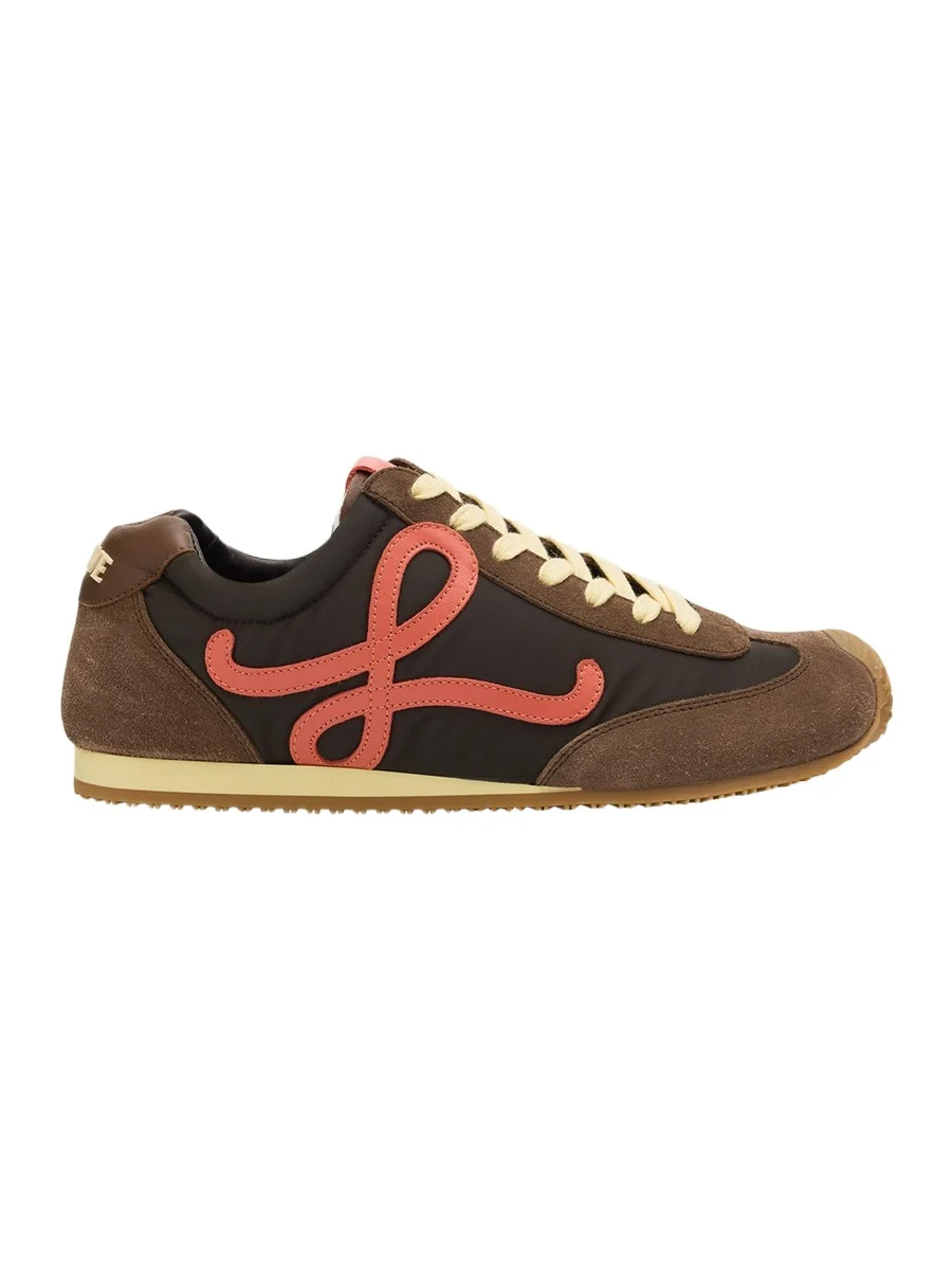 Men's Ballet Runner 2.0 Nylon & Calfskin Sneakers