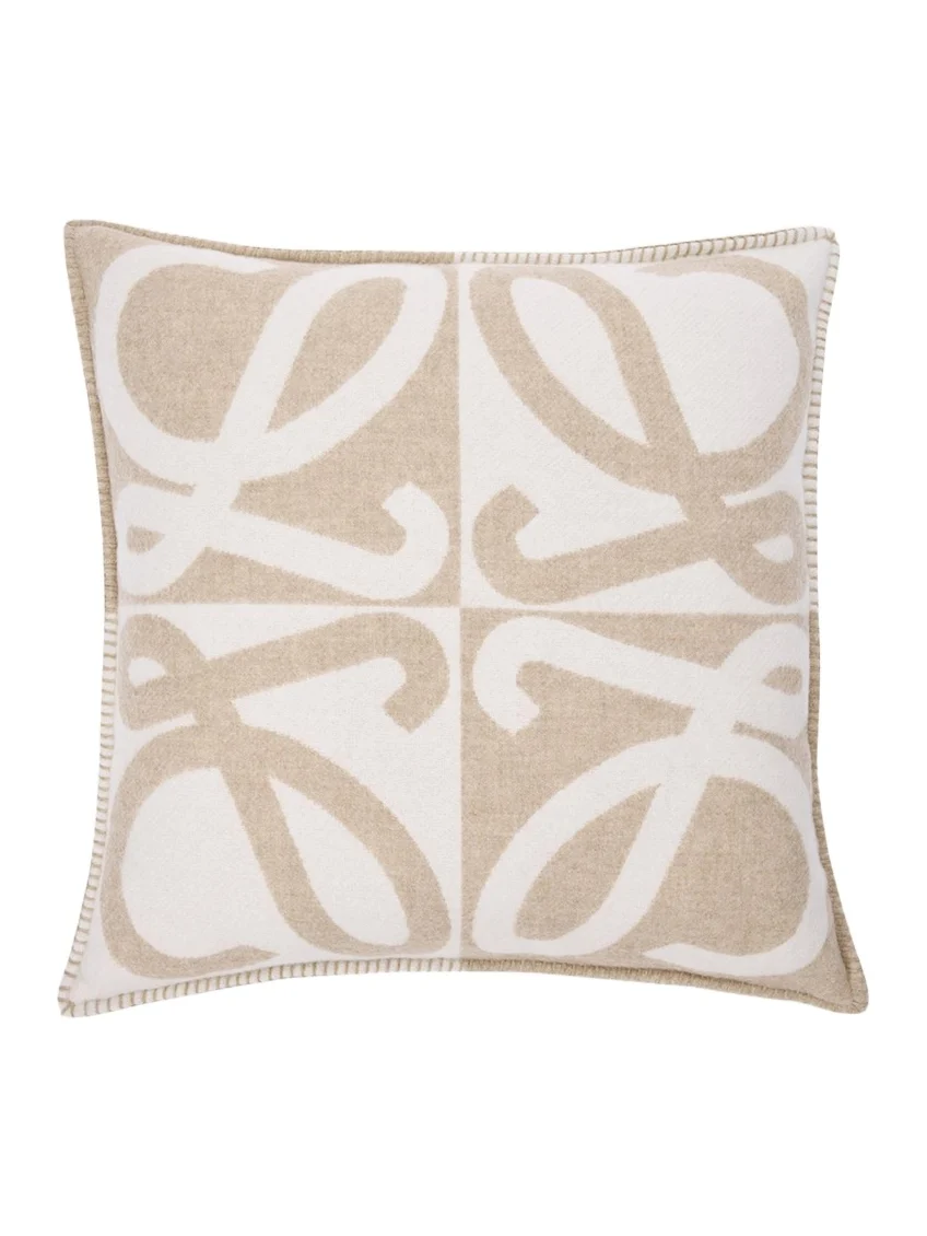 Loewe Anagram Wool/Cashmere Cushion, 20" Square