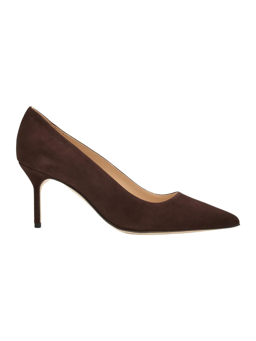 Manolo Blahnik 70mm BB Suede Pumps