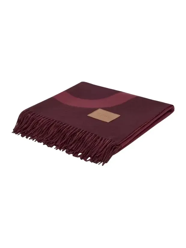Loewe Anagram Wool/Cashmere Blanket, 55" Square