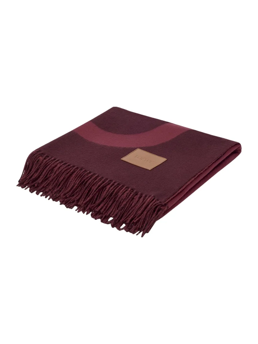 Loewe Anagram Wool/Cashmere Blanket, 55" Square