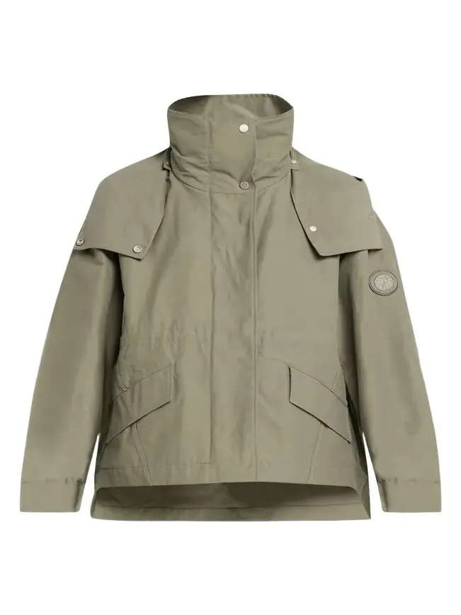 Olivine Oversized Jacket with Removable Hood Olivine Oversized Jacket with Removable Hood