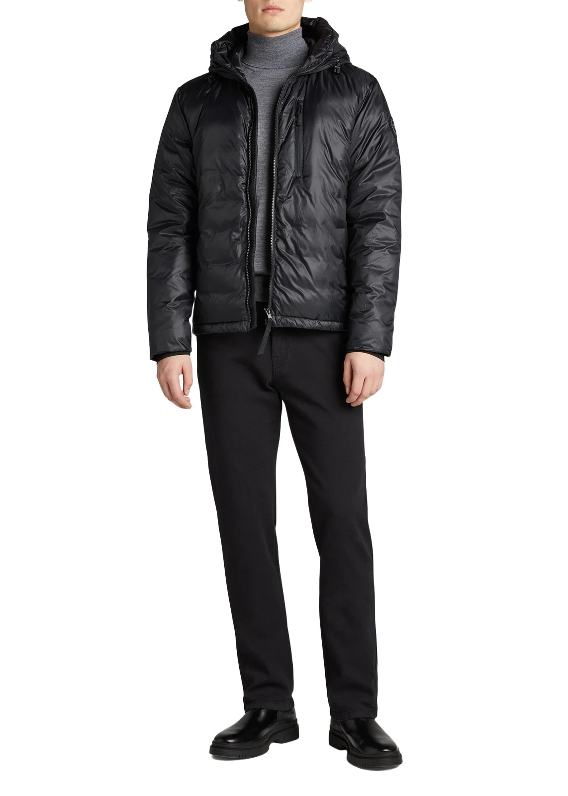 Canada Goose Men's Lodge Black Label Puffer Jacket