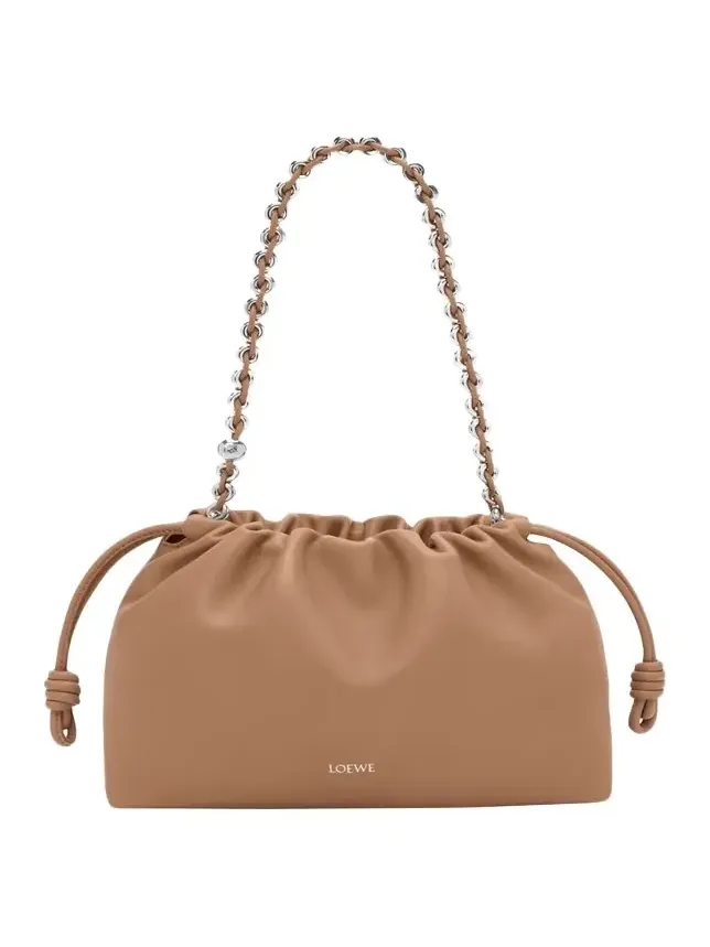 Flamenco Shoulder Bag in Smooth Leather