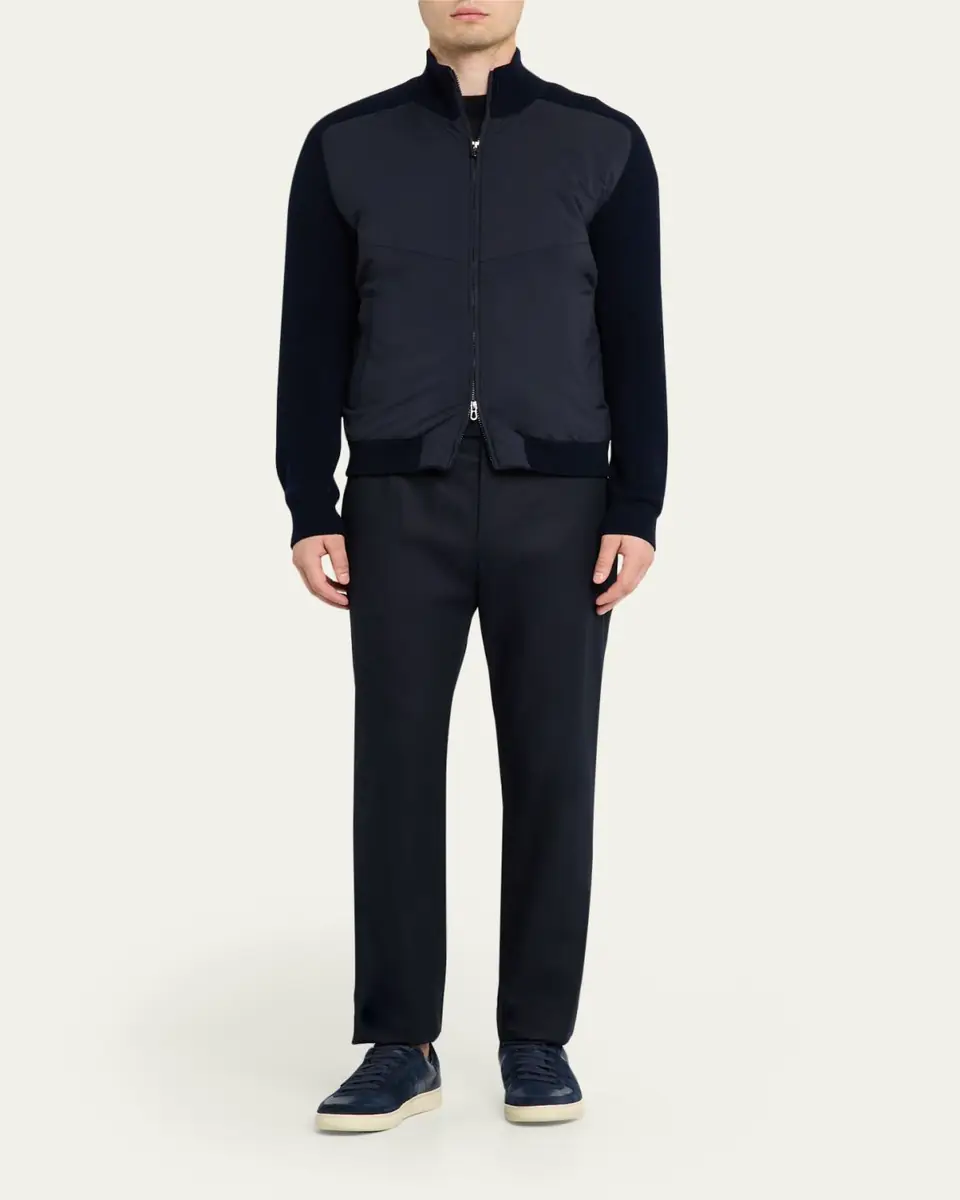 Sease Men's Dinghy Cashmere Rib Reversible Rollneck Sweater | Thumbnail 2 Sease Men's Dinghy Cashmere Rib Reversible Rollneck Sweater | Thumbnail 2