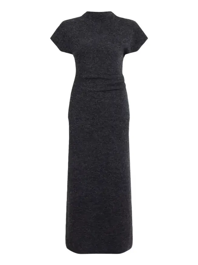 Abie Boiled Wool Maxi Dress