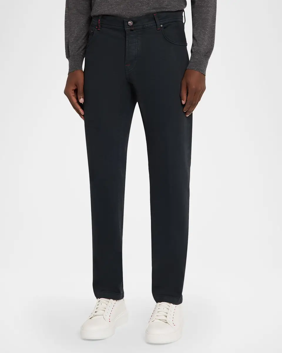 Kiton Men's Plus One Slim Stretch Five-Pocket Pants | Thumbnail 3 Kiton Men's Plus One Slim Stretch Five-Pocket Pants | Thumbnail 3