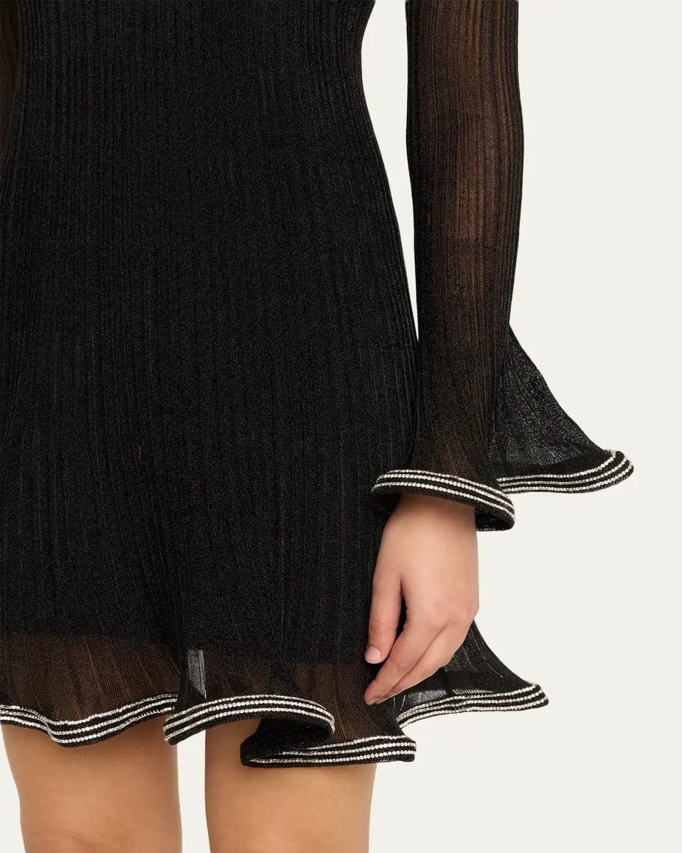 Simkhai Zelda Embellished Knit Mini Dress | Thumbnail 5 Simkhai Zelda Embellished Knit Mini Dress | Thumbnail 5