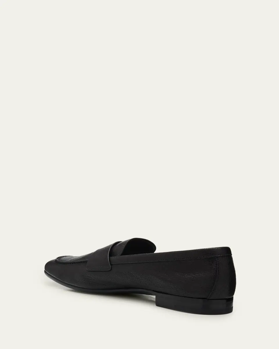 Prada Men's Goat Leather Penny Loafers | Thumbnail 4 Prada Men's Goat Leather Penny Loafers | Thumbnail 4