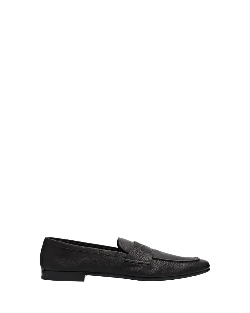 Prada Men's Goat Leather Penny Loafers | Image 1 Prada Men's Goat Leather Penny Loafers | Image 1
