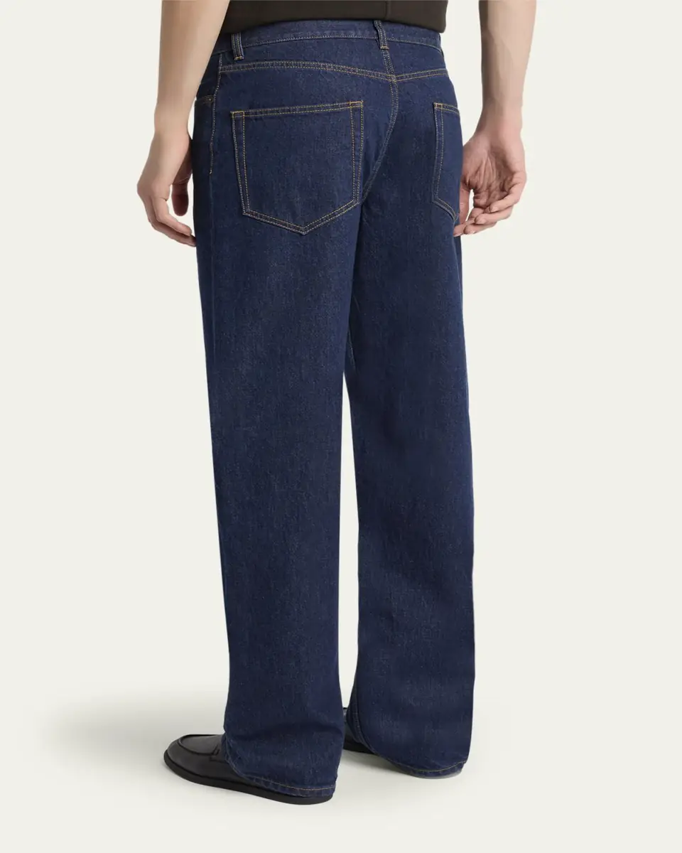 THE ROW Men's Rossen Straight-Leg Jeans | Thumbnail 3 THE ROW Men's Rossen Straight-Leg Jeans | Thumbnail 3
