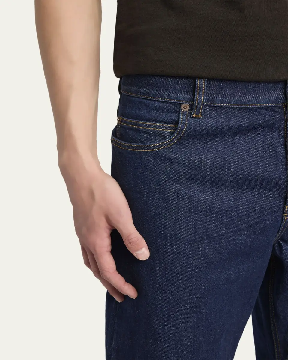 THE ROW Men's Rossen Straight-Leg Jeans | Thumbnail 5 THE ROW Men's Rossen Straight-Leg Jeans | Thumbnail 5