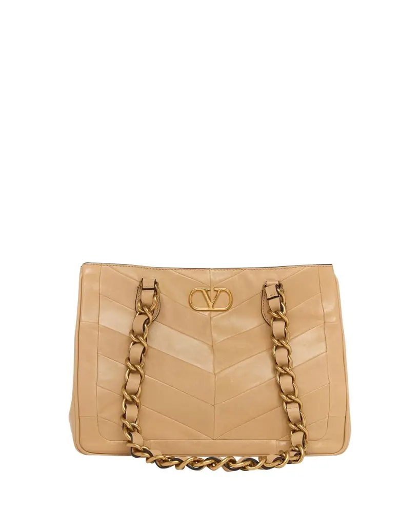Valentino Garavani Laseine Small Nappa Leather Shopping Bag | Image 1 Valentino Garavani Laseine Small Nappa Leather Shopping Bag | Image 1