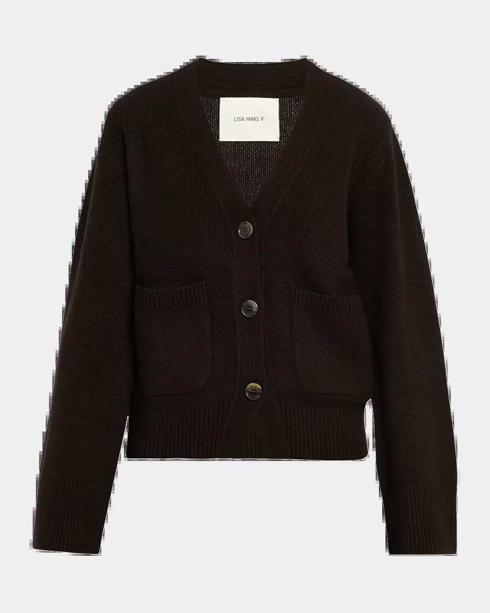 Lisa Yang Danni Cashmere V-Neck Cardigan | Thumbnail 2