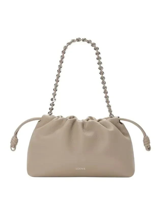 Flamenco Medium Shoulder Bag in Leather Flamenco Medium Shoulder Bag in Leather