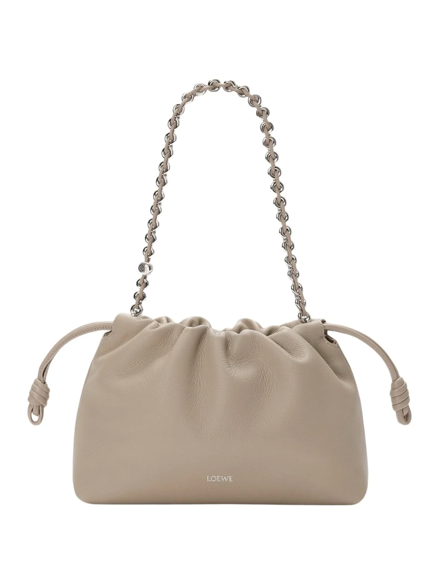 Flamenco Medium Shoulder Bag in Leather Flamenco Medium Shoulder Bag in Leather
