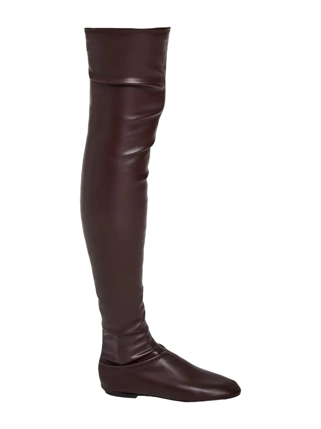 Tee Stretch Faux Leather Over-The-Knee Boots Tee Stretch Faux Leather Over-The-Knee Boots