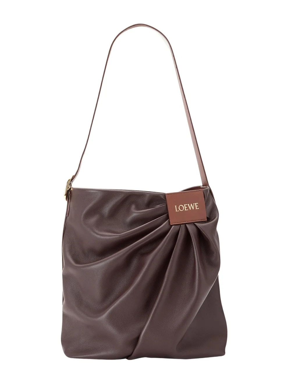 Loewe Pleated Tote Bag in Leather