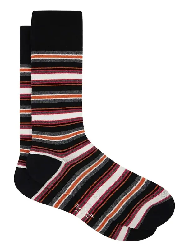 Men's Mixed Stripe Crew Socks Men's Mixed Stripe Crew Socks