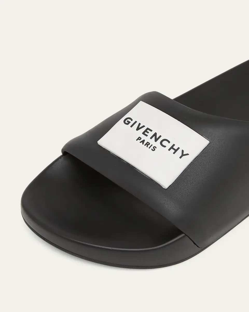 Givenchy Logo Label Slide Sandals | Thumbnail 3 Givenchy Logo Label Slide Sandals | Thumbnail 3
