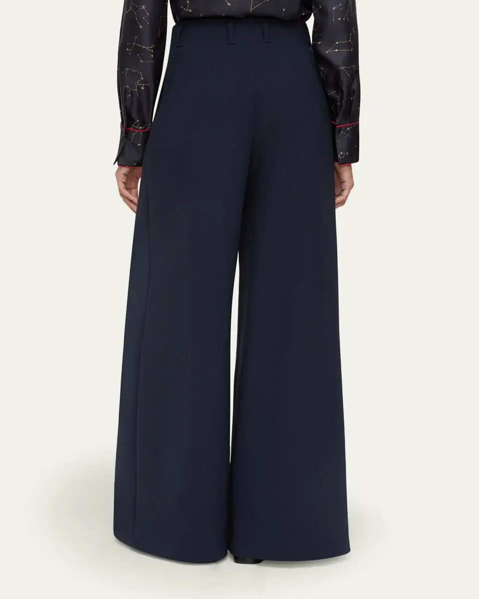Lafayette 148 New York x The Morning Show Warren Wide-Leg Wool Pants | Thumbnail 3