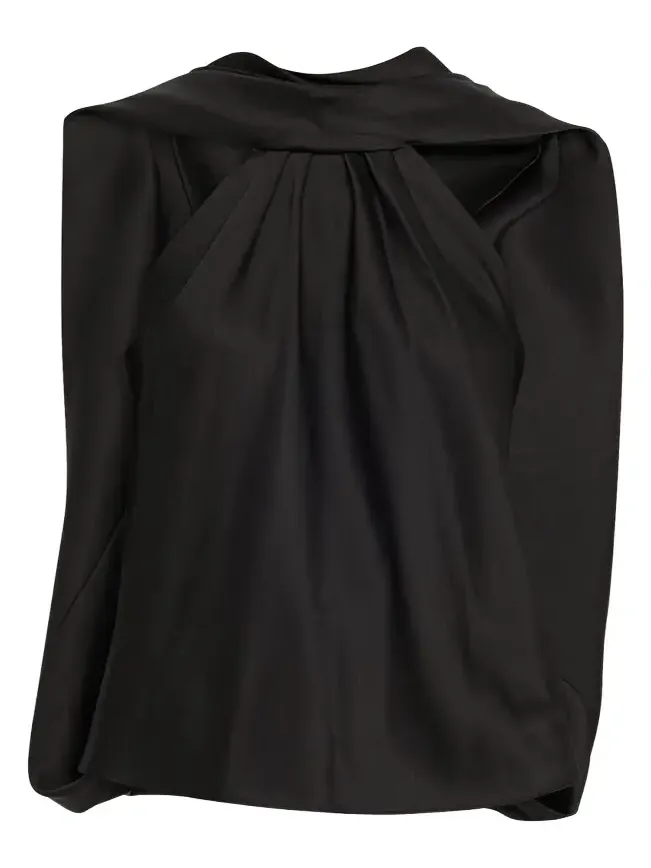 Scarlett Satin Cape Top