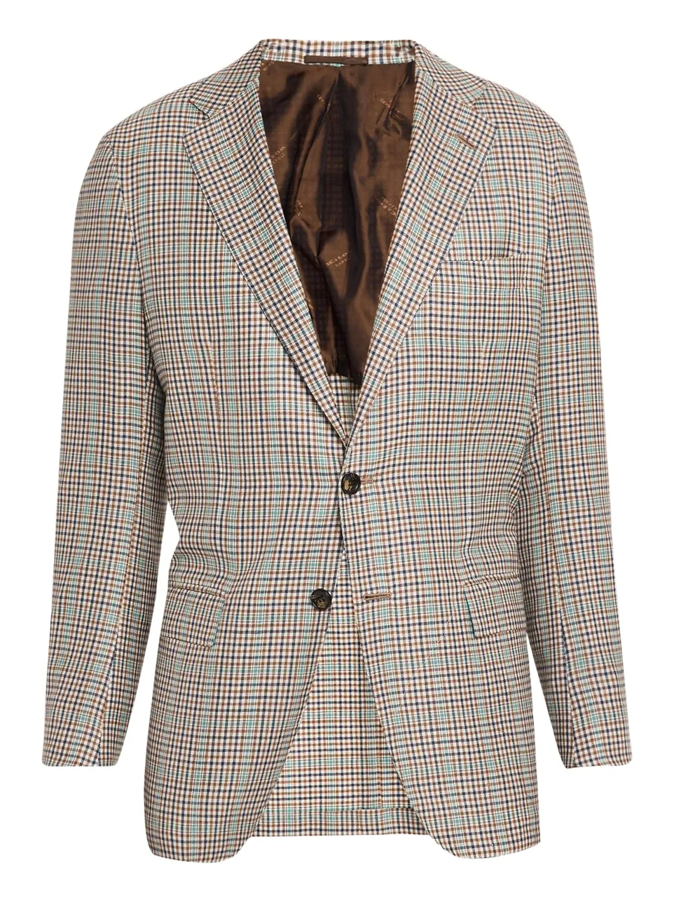 Men's Cashmere and Silk Multi-Check Deconstructed Sport Coat Men's Cashmere and Silk Multi-Check Deconstructed Sport Coat