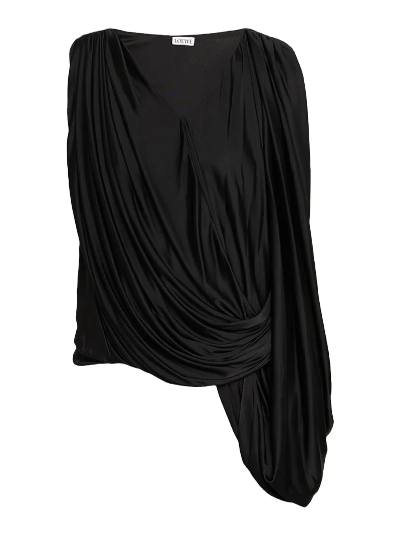 Loewe Draped Jersey Sleeveless Top