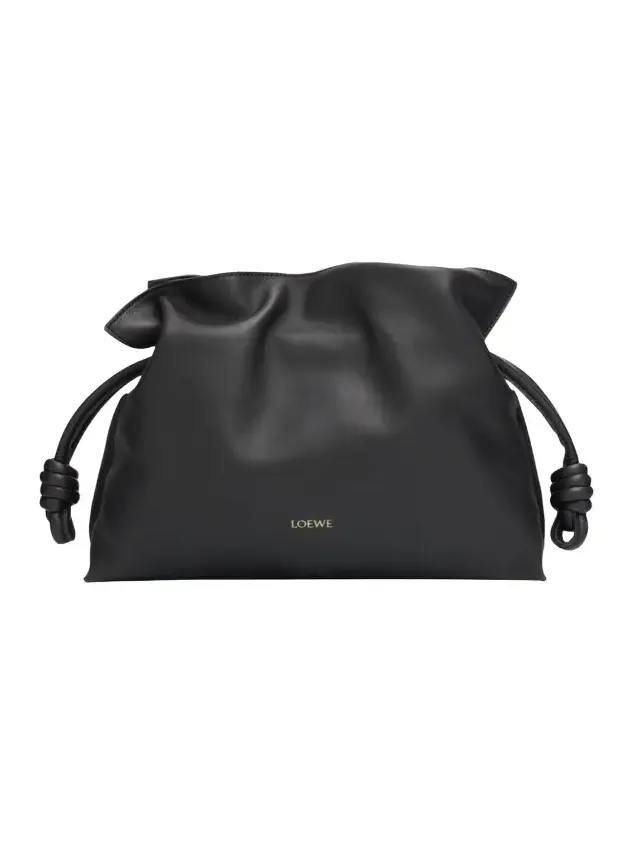 Flamenco Medium Clutch Bag in Nappa Leather