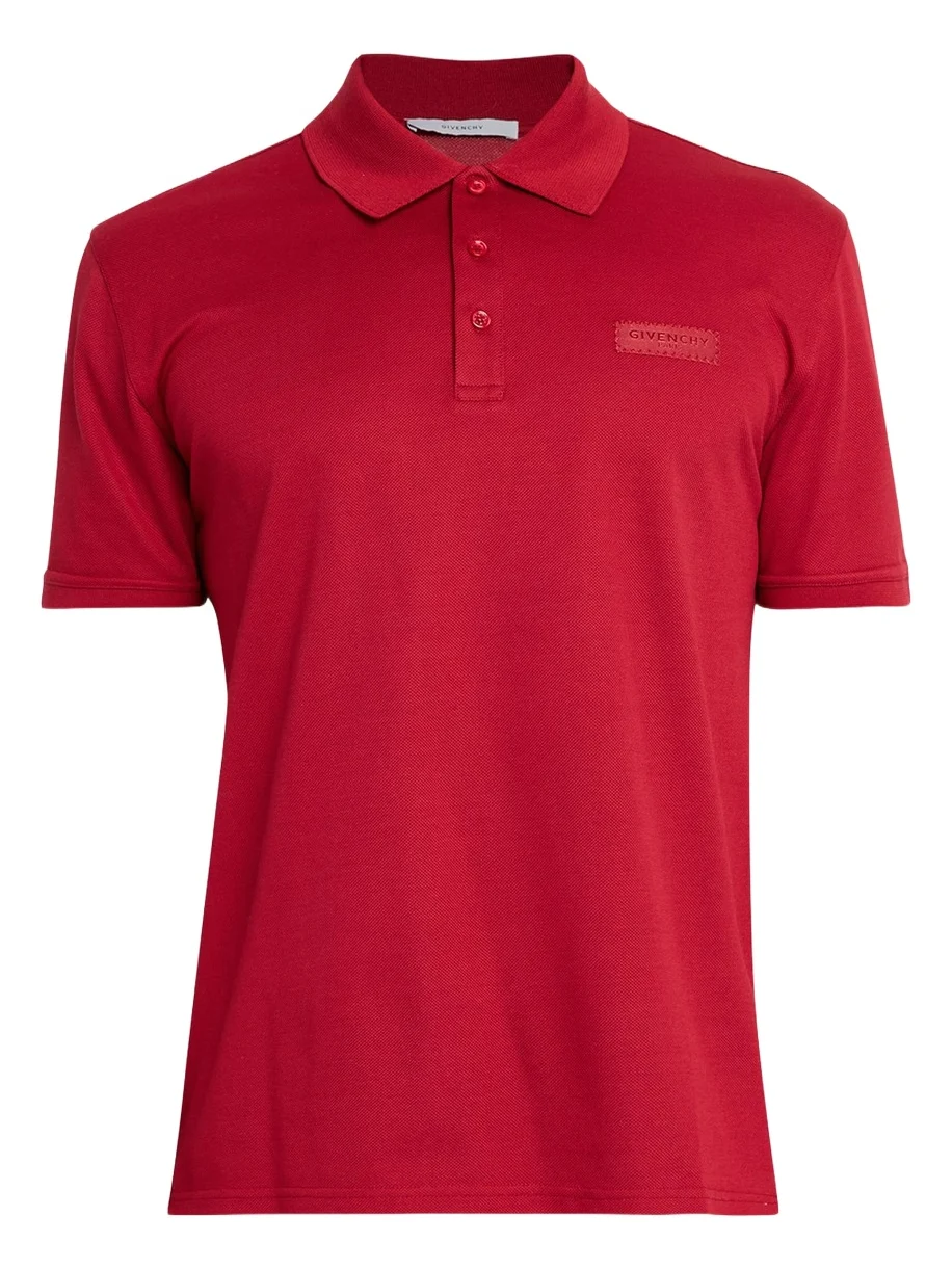 Men's Grosgrain Label Pique Polo Shirt
