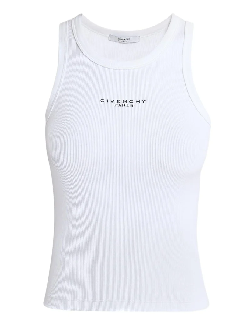 Logo Ribbed Tank Top Logo Ribbed Tank Top