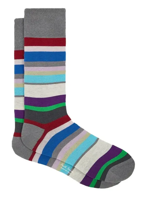 Men's Marek Color-Block Cotton Crew Socks