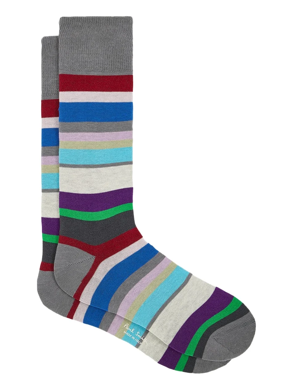 Men's Marek Color-Block Cotton Crew Socks Men's Marek Color-Block Cotton Crew Socks