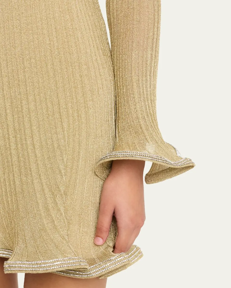 Simkhai Zelda Embellished Knit Mini Dress | Thumbnail 5