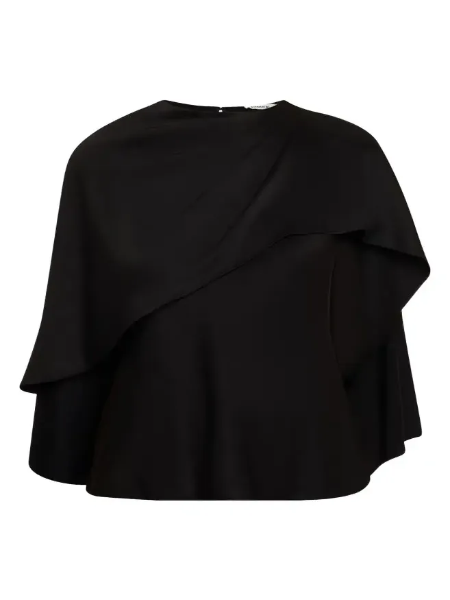 Eliora Satin Cape Top