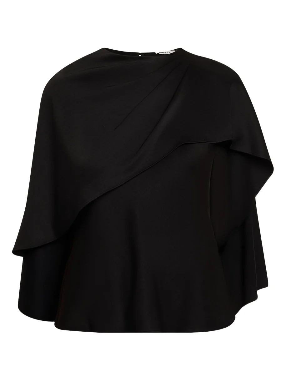 Eliora Satin Cape Top Eliora Satin Cape Top