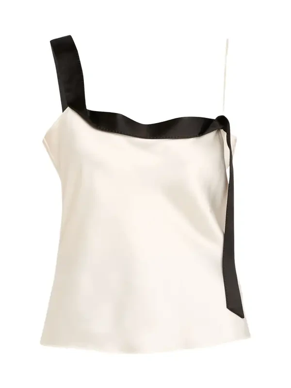 Ribbon Silk Cami Top
